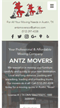 Mobile Screenshot of antzmovers.com